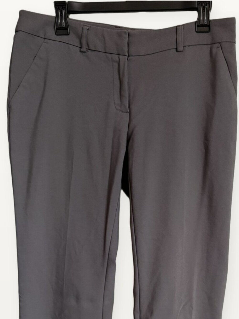Apt. 9 Torie Taupe Stretch Straight Leg Dress Pants 10